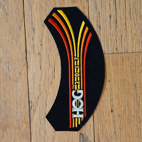 2017 Harley-Davidson HOG (HOG Owners Group) Rocker Patch 6" Length - Picture 1 of 3